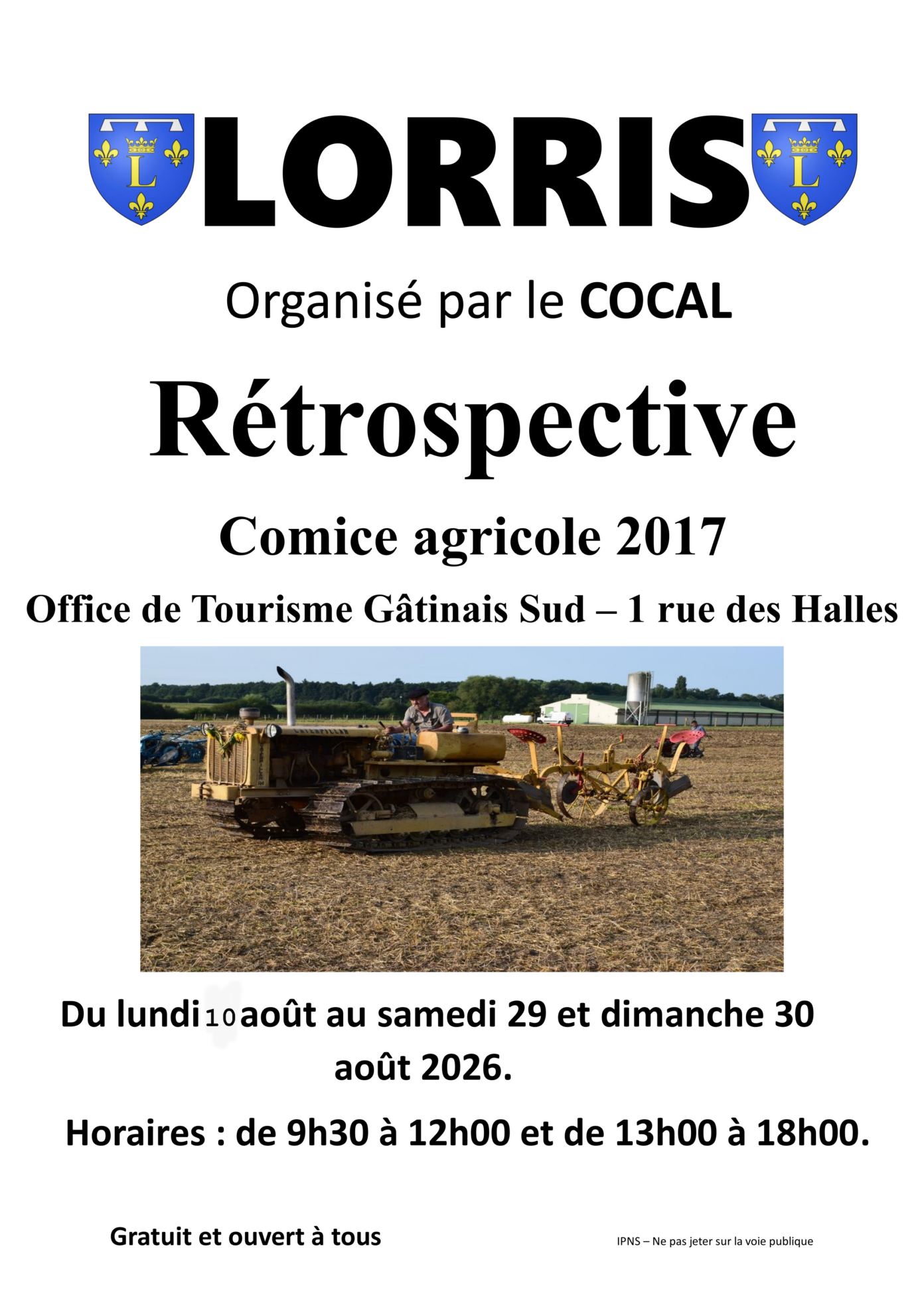 Rétrospective Comice agricole 2017 Lorris
