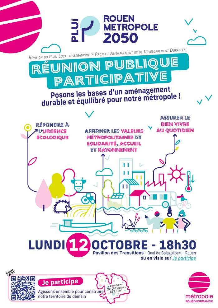 Réunion publique participative, Pavillon des transitions – Rouen, Rouen