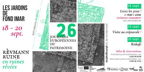 Rèvmann Ruine / En Ruines Rêvées, Les Jardins du Fond Imar – Sentier du Bassin Vital, Saint-Paul