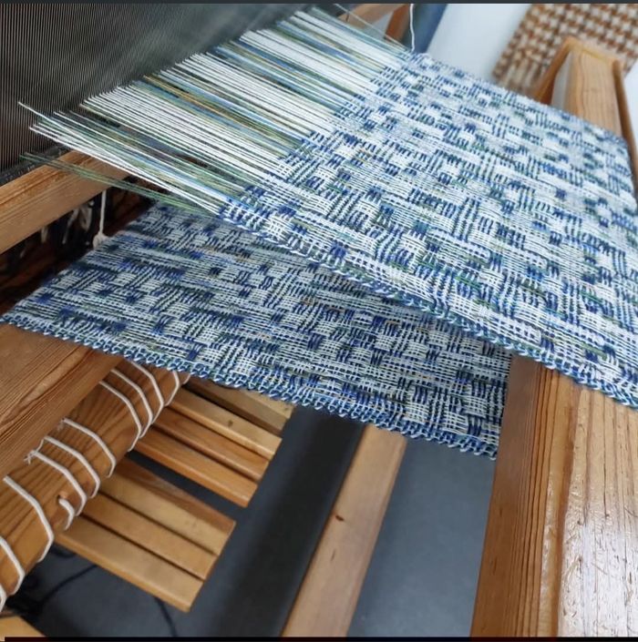 Roubaix Génie textile : visite de l’exposition et de l’atelier de tissage de Danielle Jouen, Musée La Manufacture, Roubaix