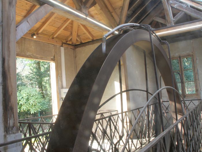 Roue à Augets en fonctionnement, Association au fil des mémoires, Collonges-au-Mont-d’Or