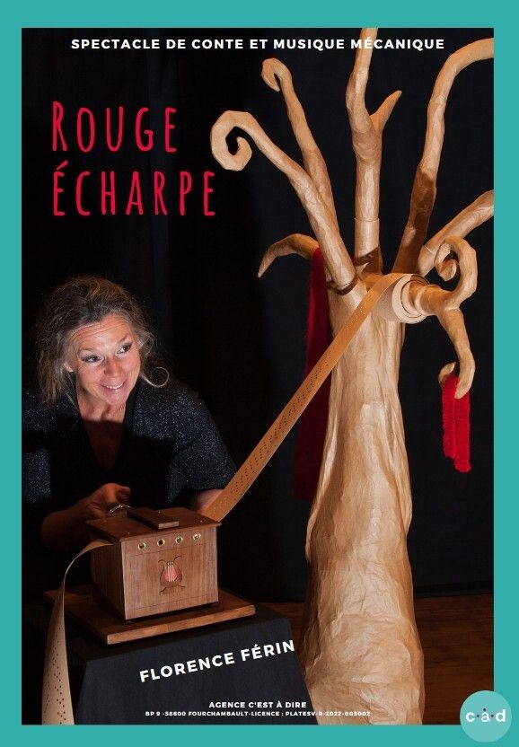 Rouge écharpe Médiathèque