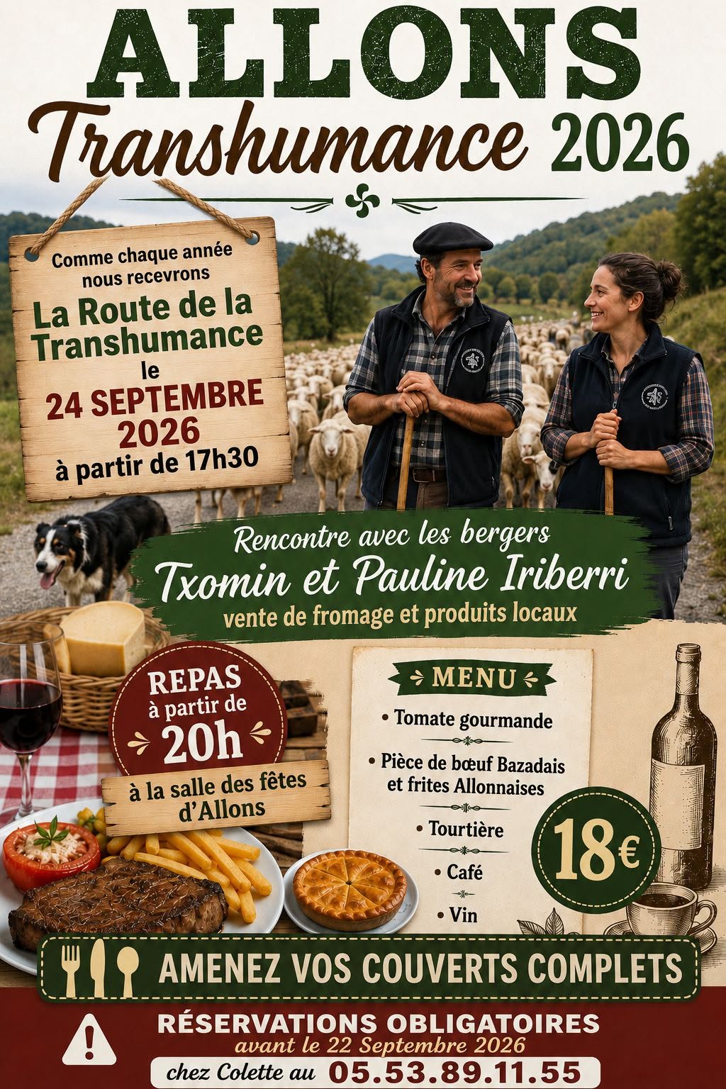 Route de la Transhumance 2026 Allons