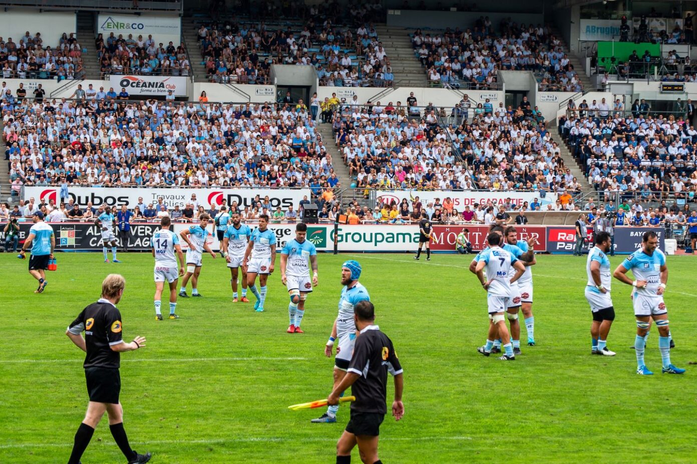 Rugby top 14 Aviron Bayonnais rugby pro Clermont Auvergne  Bayonne