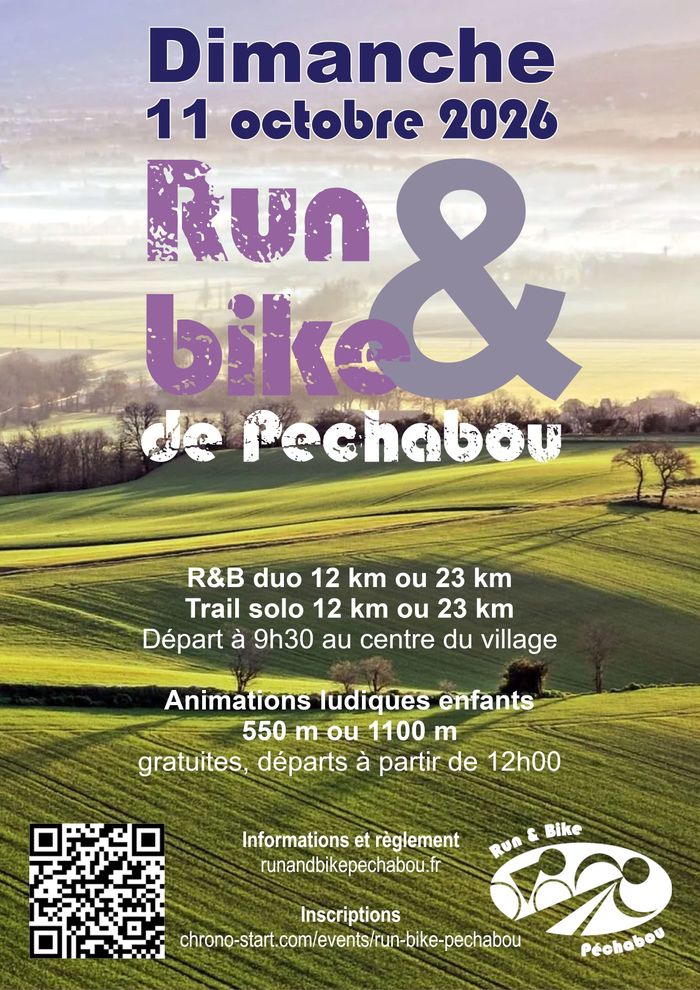 Run & Bike de PECHABOU 2026, Mairie de Pechabou, Péchabou