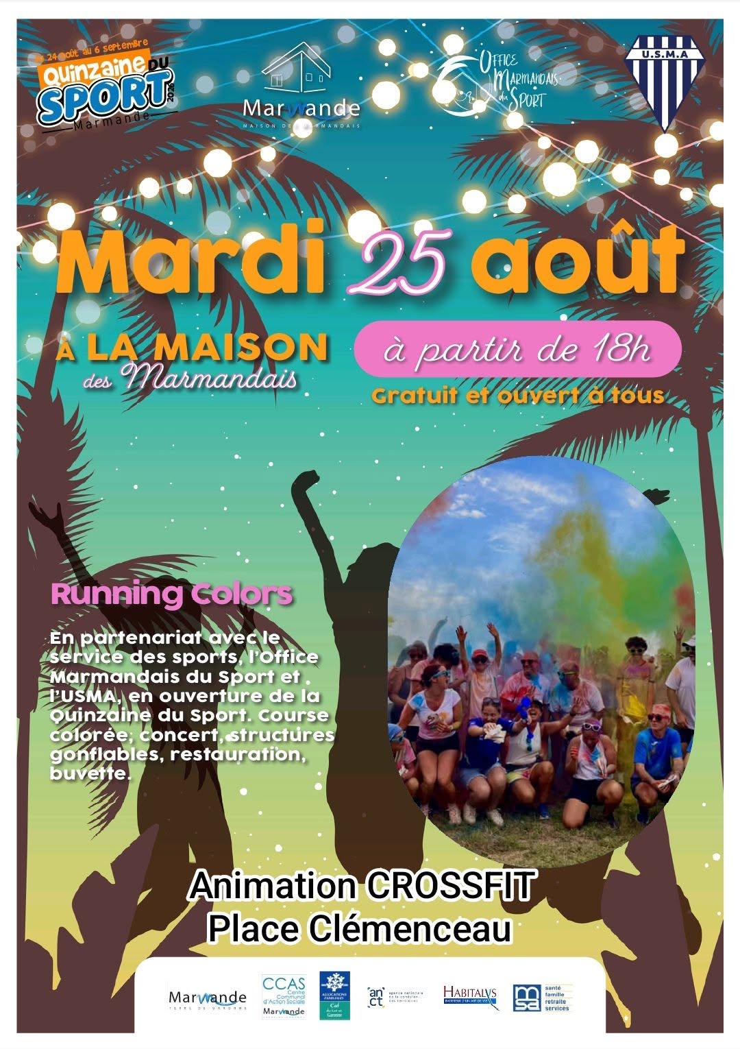 Running and colors avec la Maison des Marmandais 106 Avenue Christian Baylac Marmande 2026-08-25
