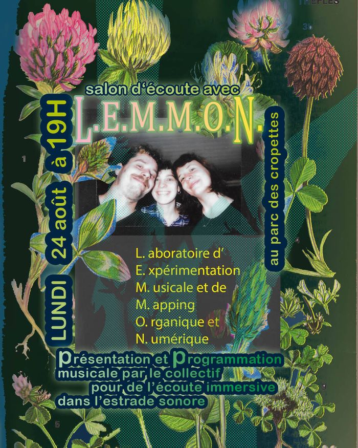 SALON D’ÉCOUTE avec le collectif L.E.M.M.O.N., I am staying positive – buvette du parc des Cropettes, Genève