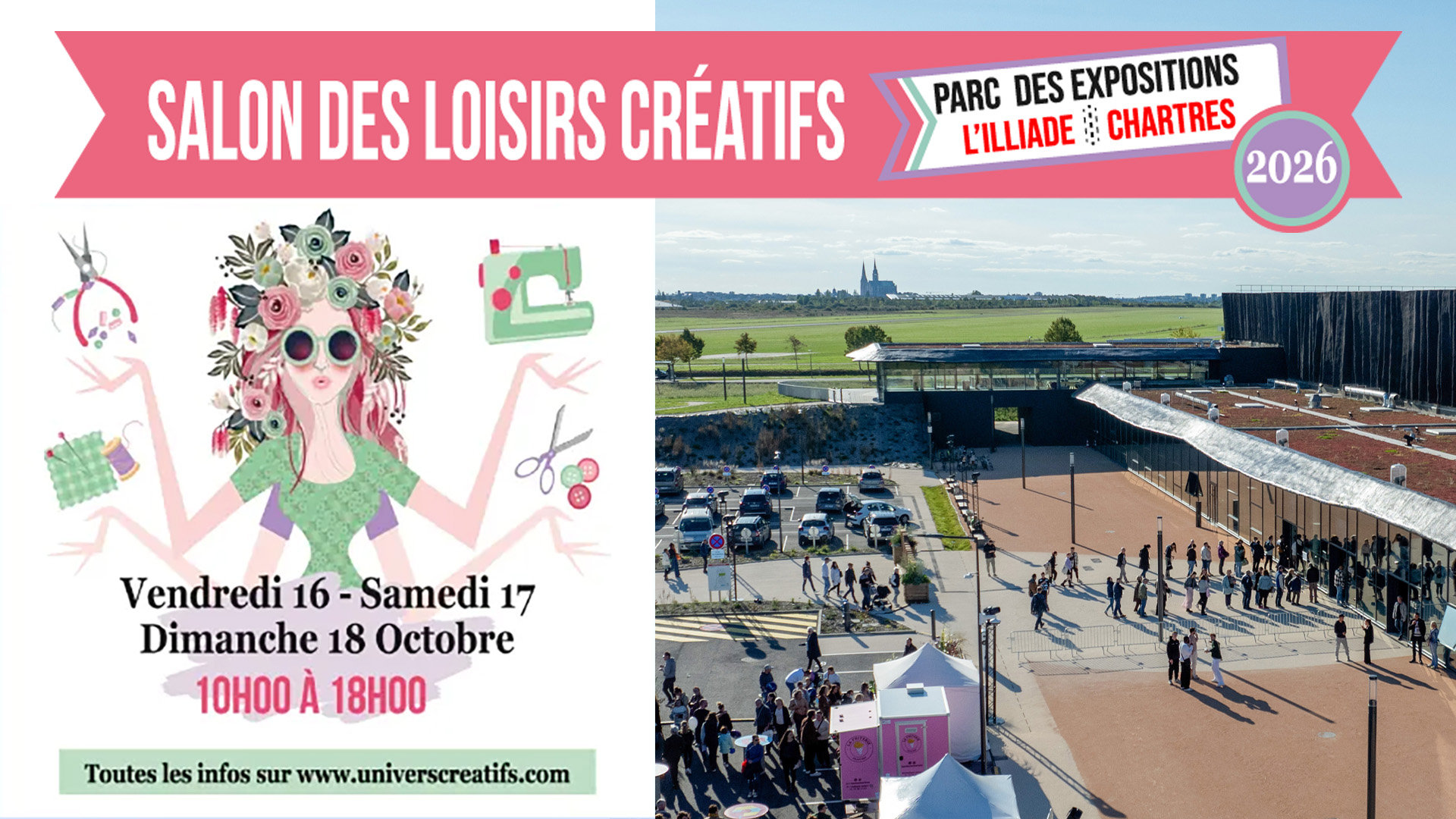 Salon des loisirs créatifs de Chartres 2026 D32 Chartres 2026-10-16