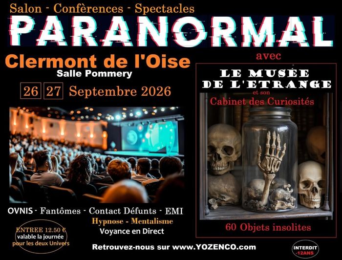 Salon du Paranormal au Parc des Expositions à Clermont-de-l’Oise, Clermont de l’Oise, Fitz-James
