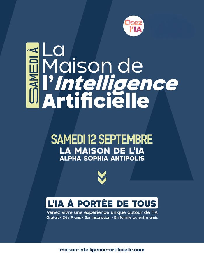 Samedi à La Maison de l’IA, Pôle Alpha, Biot
