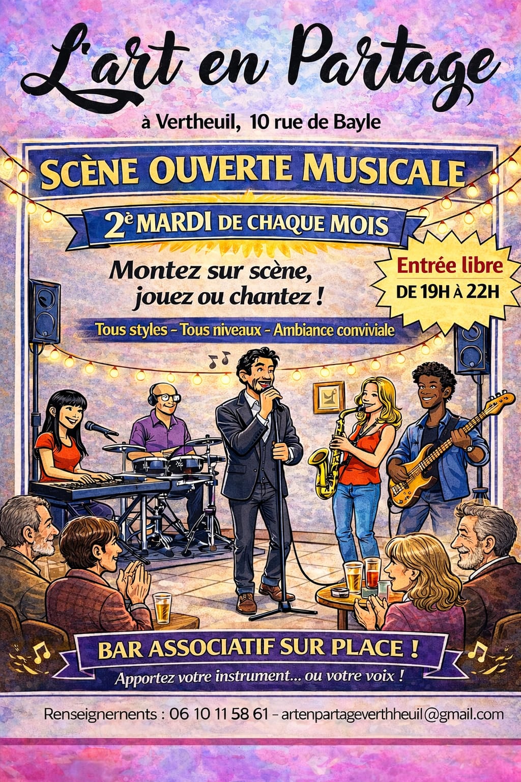 Scène Ouverte à l’Art en Partage L’Art en Partage Vertheuil