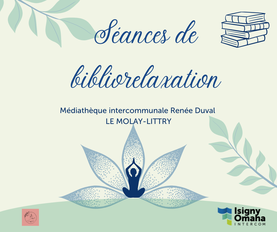 Séances de bibliorelaxation Adultes Place du Marché Le Molay-Littry