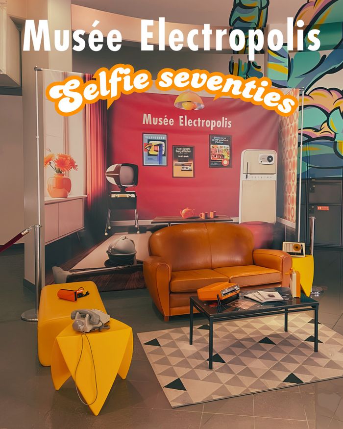 Selfie seventies Musée Electropolis Mulhouse