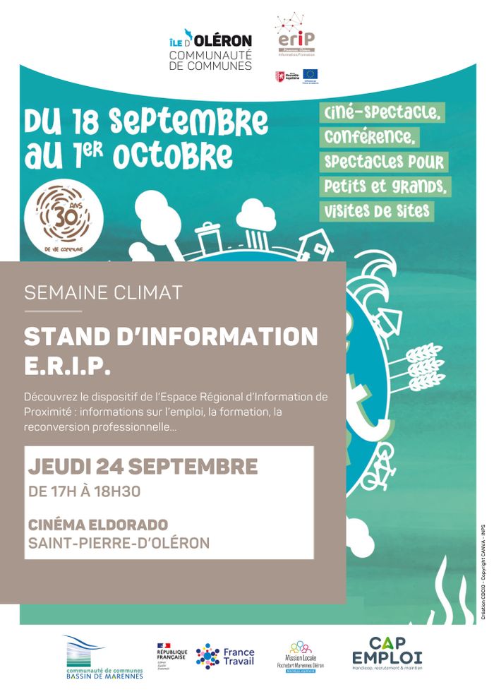 Semaine Climat, El Dorado, Saint-Pierre-d&rsquo;Oléron