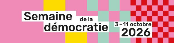Semaine de la démocratie 2026 – La démocratie augmentée, Cour de l’Hôtel-de-Ville, Genève