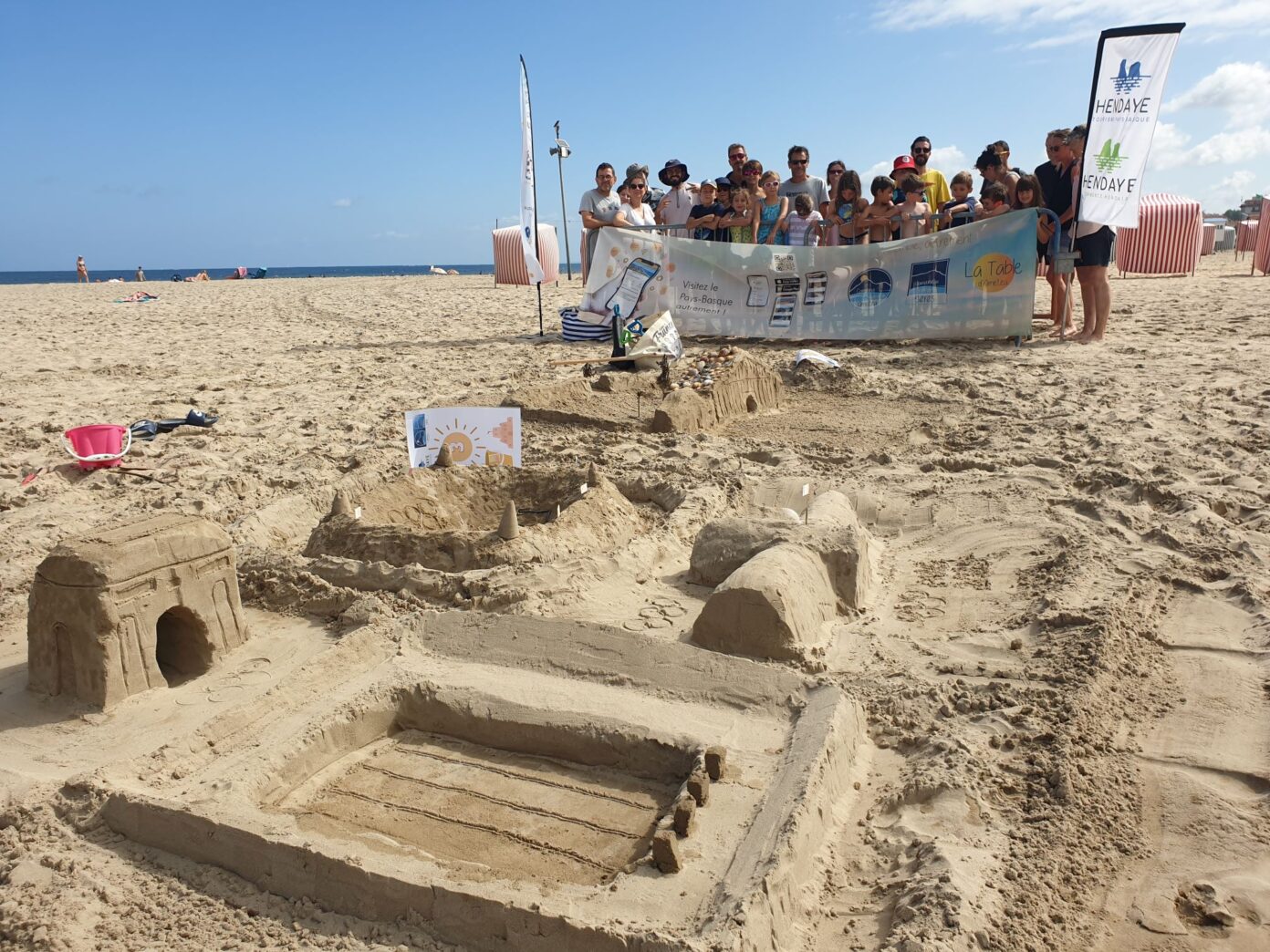 Semaines des Enfants Concours de châteaux de sable Hendaye