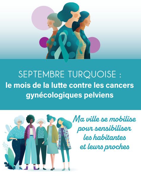 Septembre Turquoise : Bordeaux se mobilise contre les cancers gynécologiques Porte de Bourgogne Bordeaux