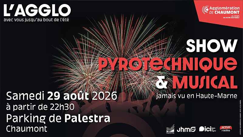 Show pyrotechnique et musical Chaumont