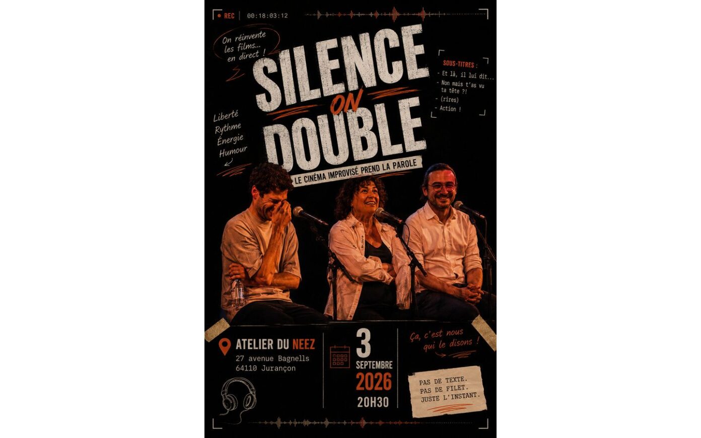 Silence on double Atelier du Neez Jurançon