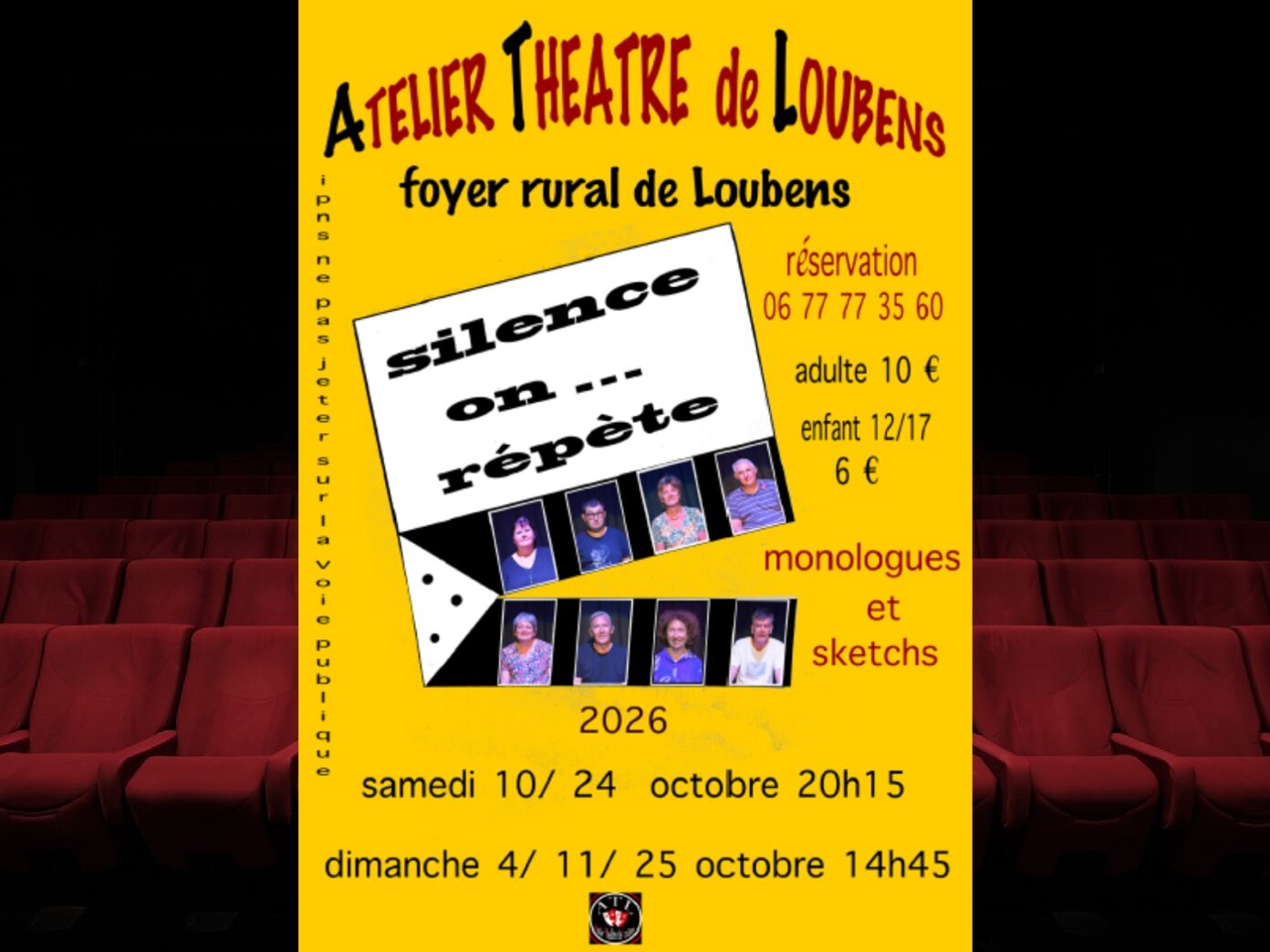 Silence on… répète Loubens