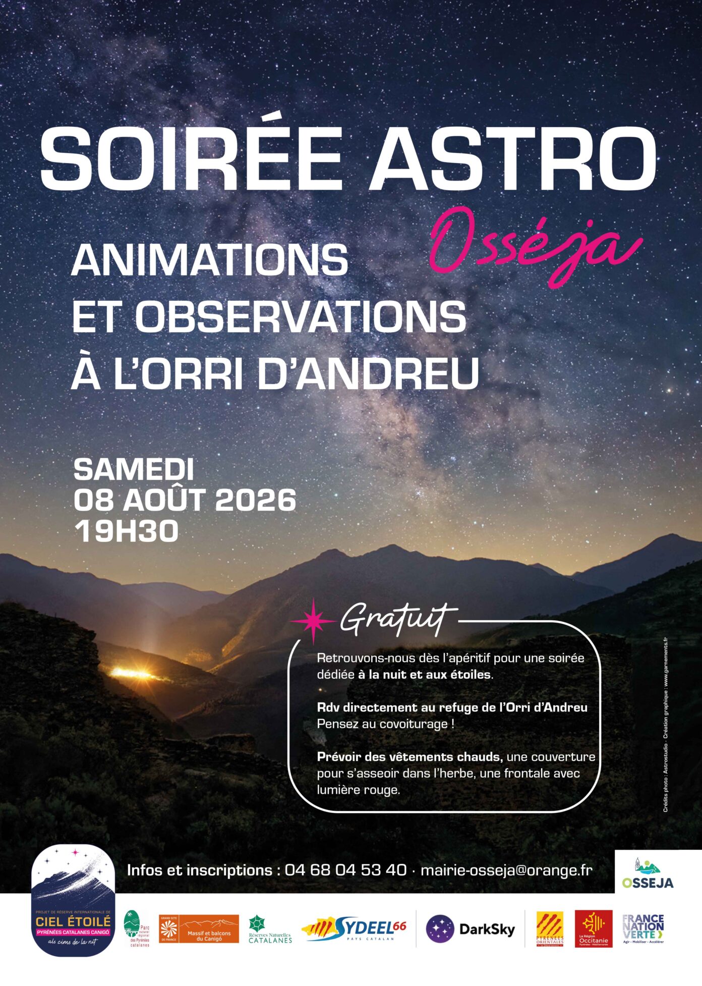 SOIRÉ ASTRO OSSÉJA Osséja