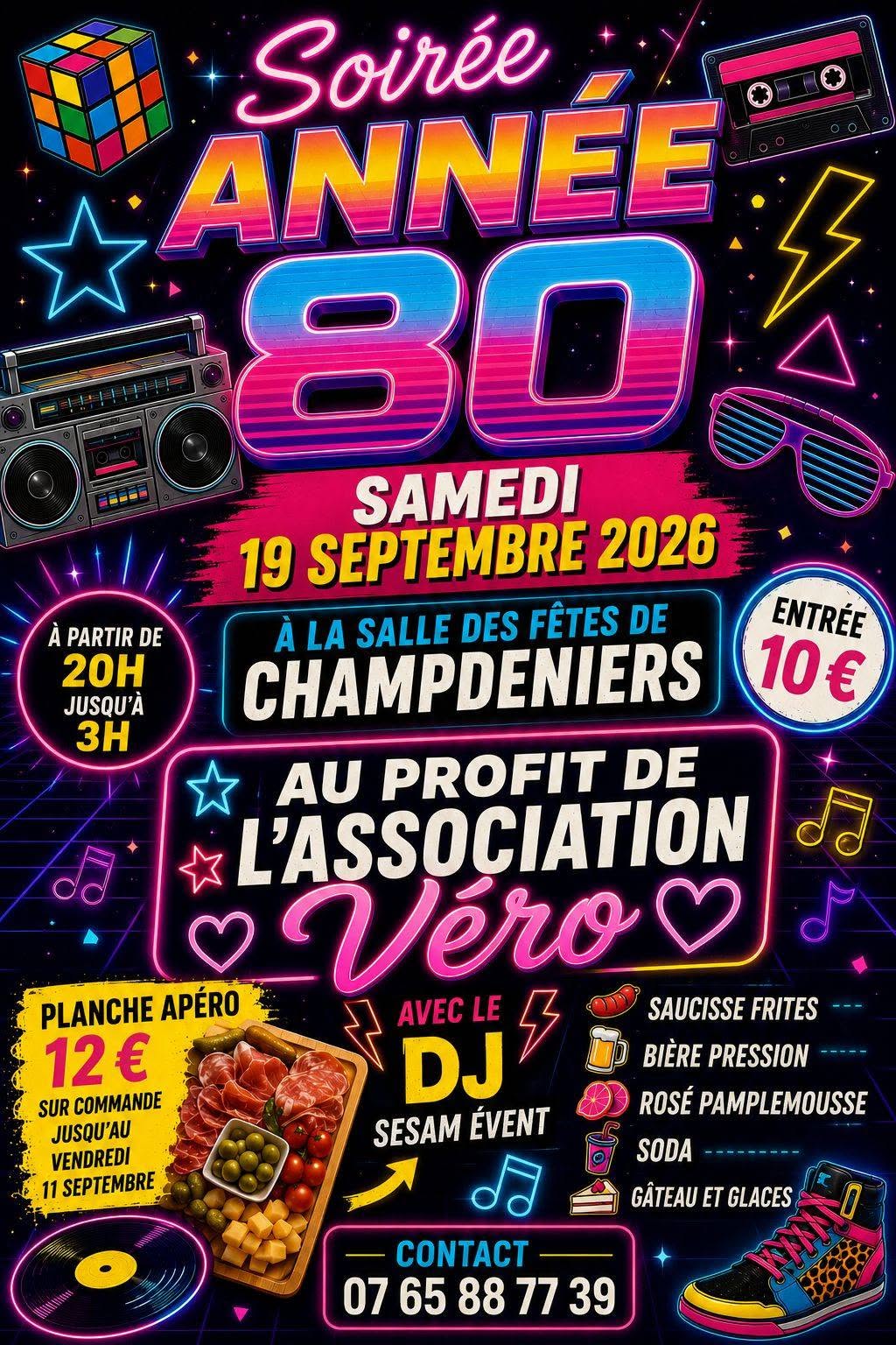 Soirée année 80 Champdeniers