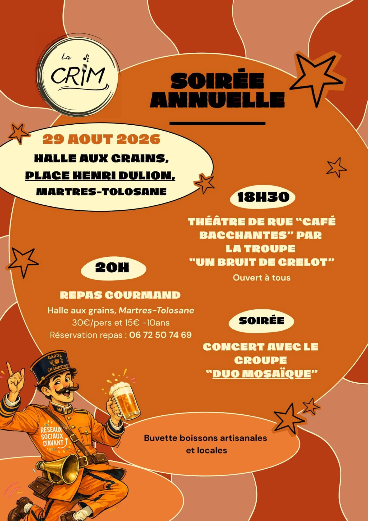 SOIRÉE ANNUELLE À LA HALLE AUX GRAINS Martres-Tolosane
