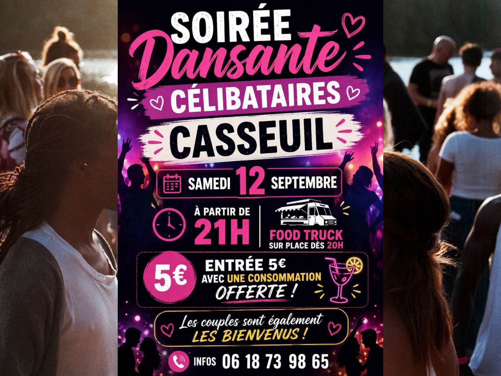 Soirée dansante célibataires 2 les arbouliers Casseuil 2026-09-12