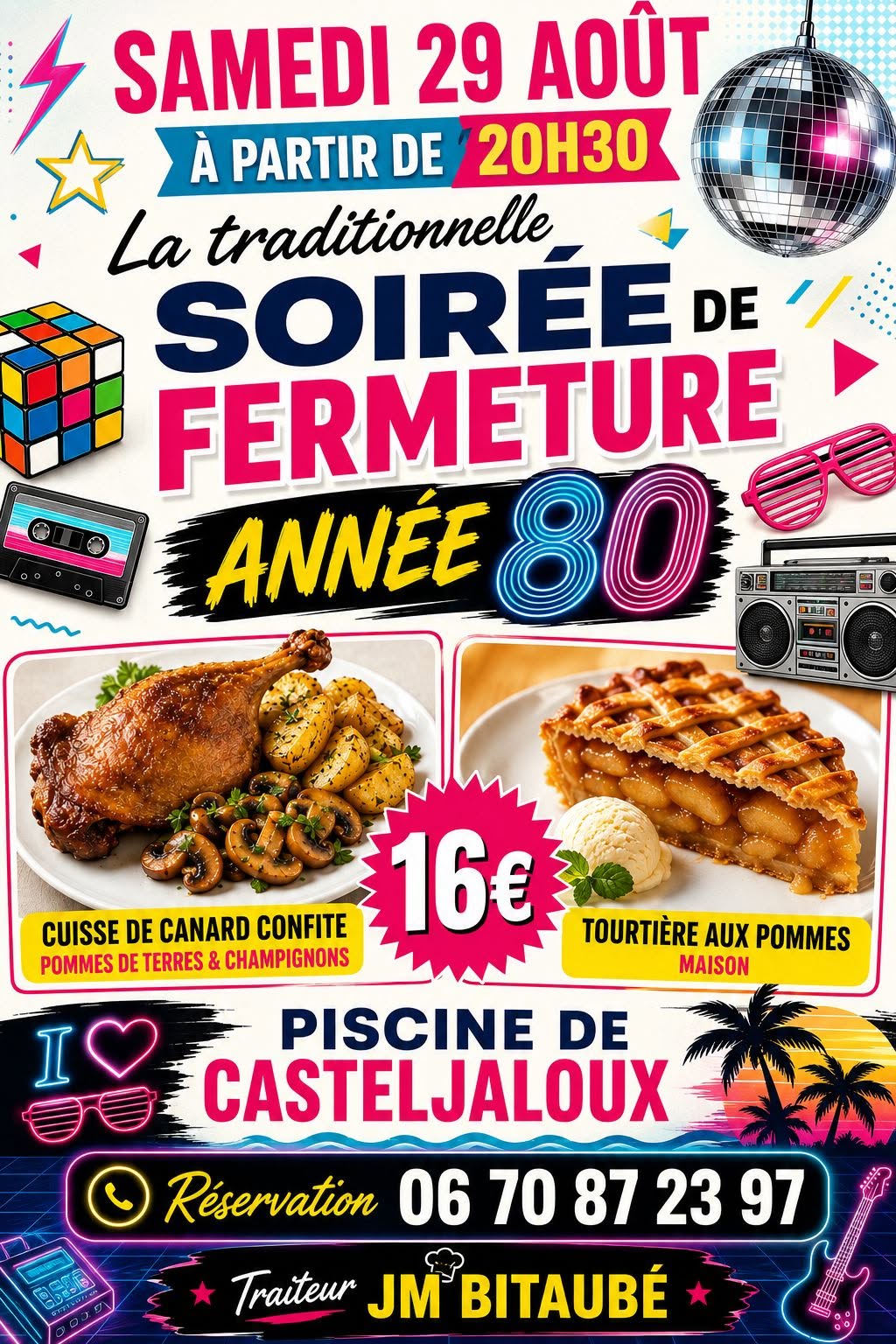 Soirée de fermeture Snack de la piscine Casteljaloux