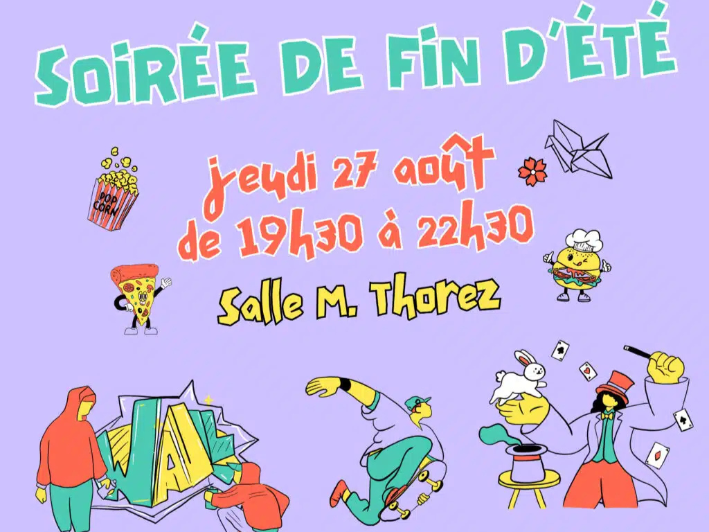 Soirée de fin d&rsquo;été Salle Maurice Thorez Tarnos