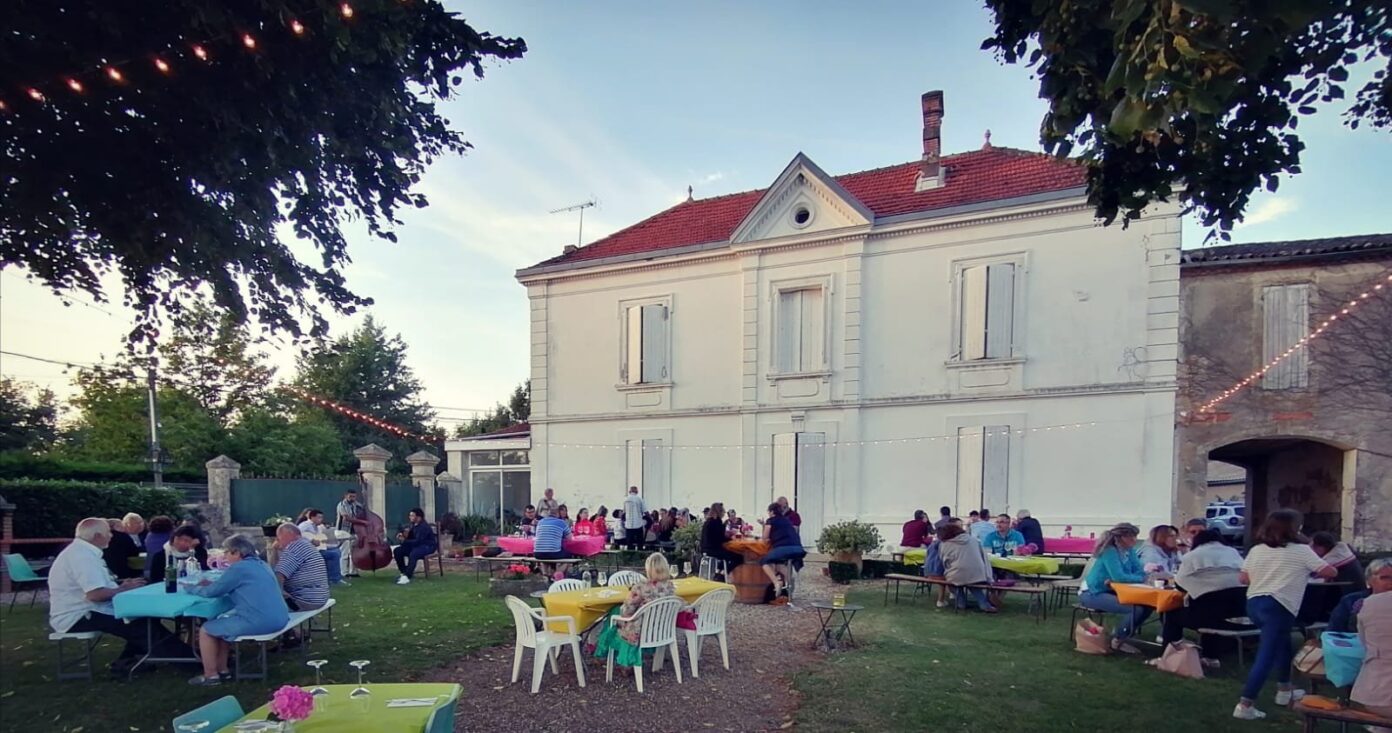 Soirée d’été au château des Mailles Vilate Sud Sainte-Croix-du-Mont
