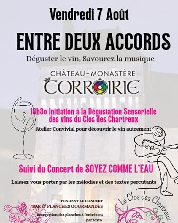 Soirée Entre deux accords Chemillé-sur-Indrois