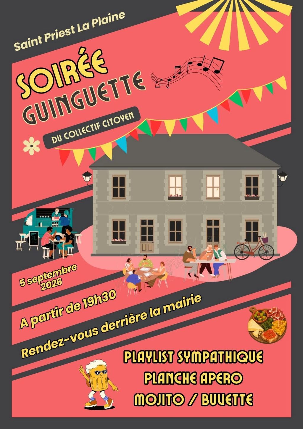 Soirée Guinguette Saint-Priest-la-Plaine