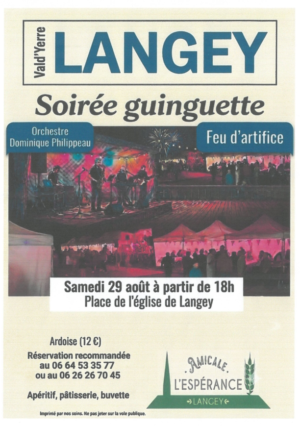 Soirée guinguette Vald’Yerre