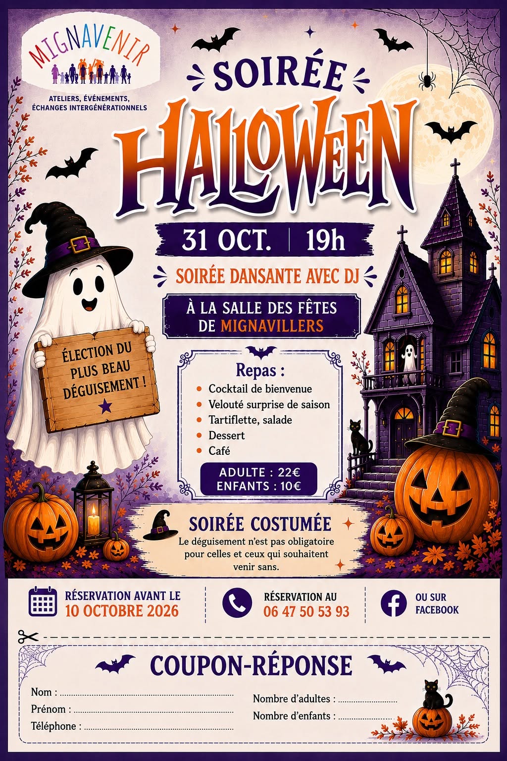 Soirée Halloween Mignavillers