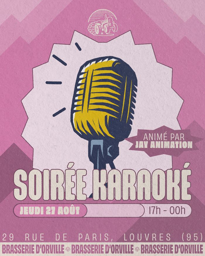 Soirée Karaoké, Brasserie d’Orville, Louvres
