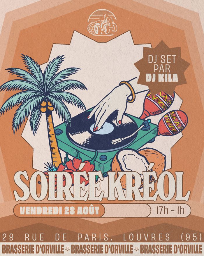 Soirée Kréol, Brasserie d’Orville, Louvres