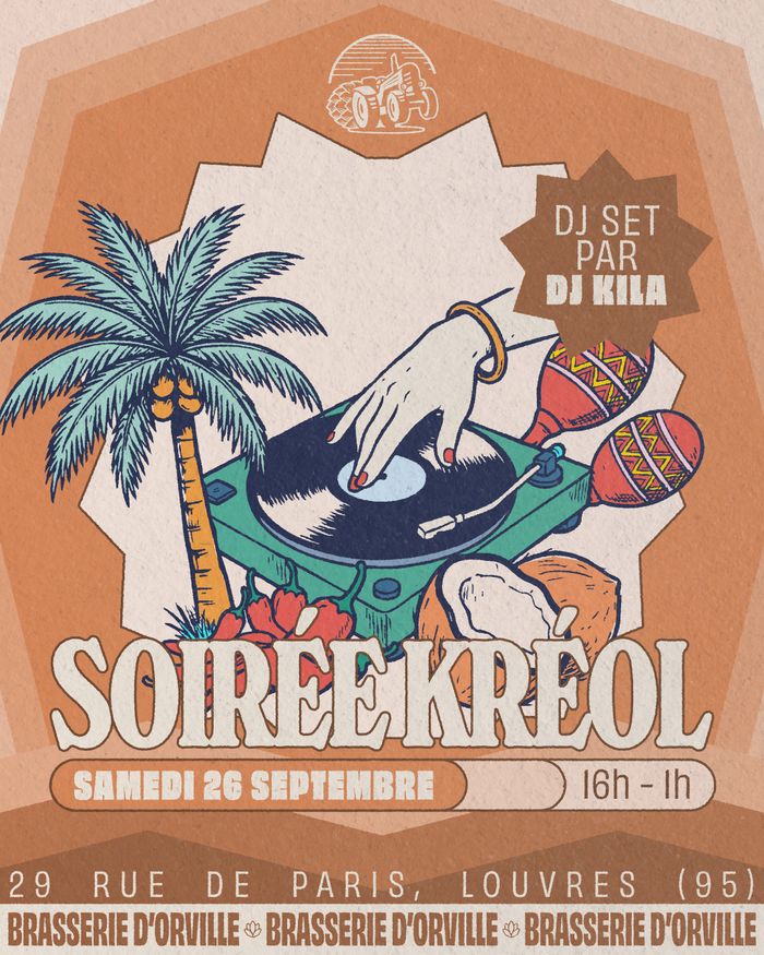 Soirée Kréol Brasserie d'Orville Louvres