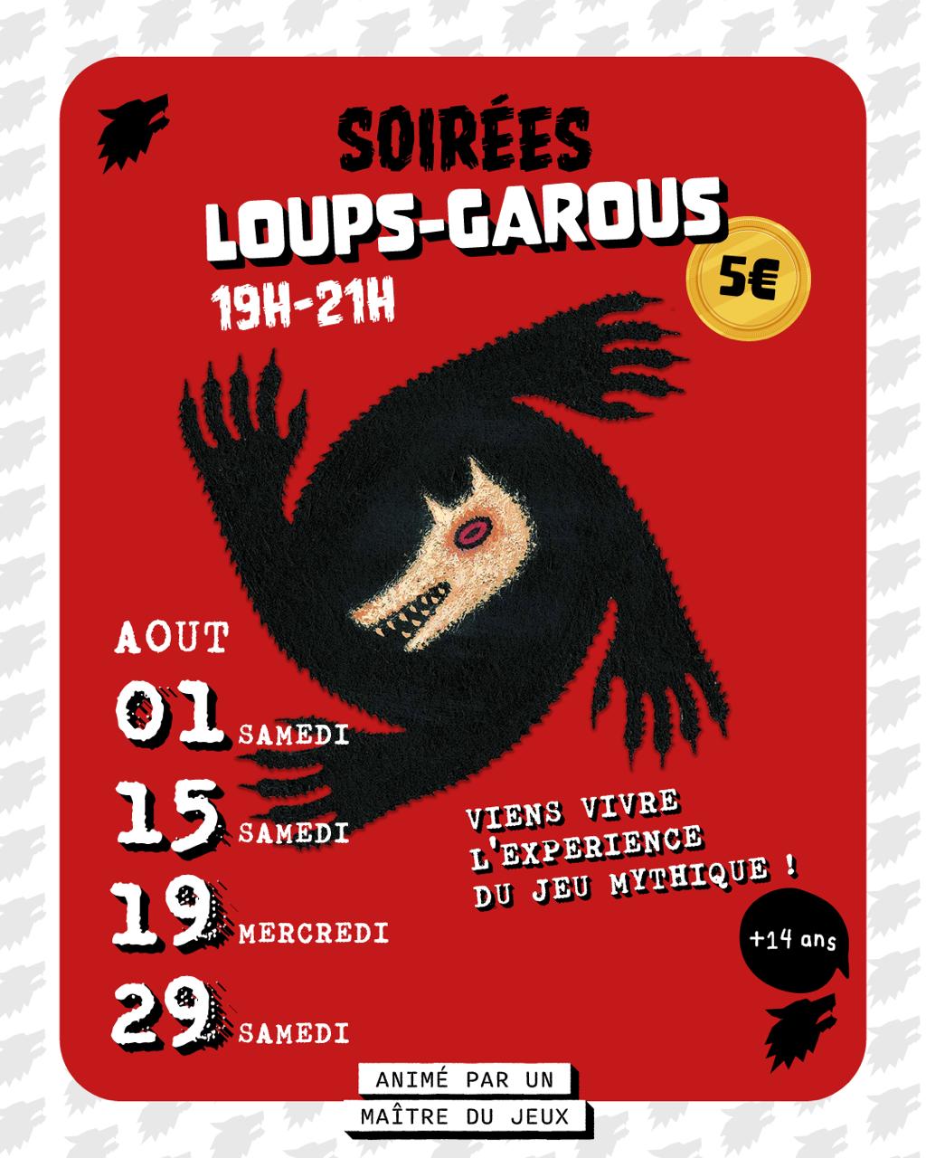 Soirée Loups-Garous Bar à Jeux les tuiles Soustons