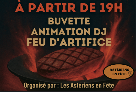 Soirée magret de canard salle des fêtes Saint-Astier 2027-07-24
