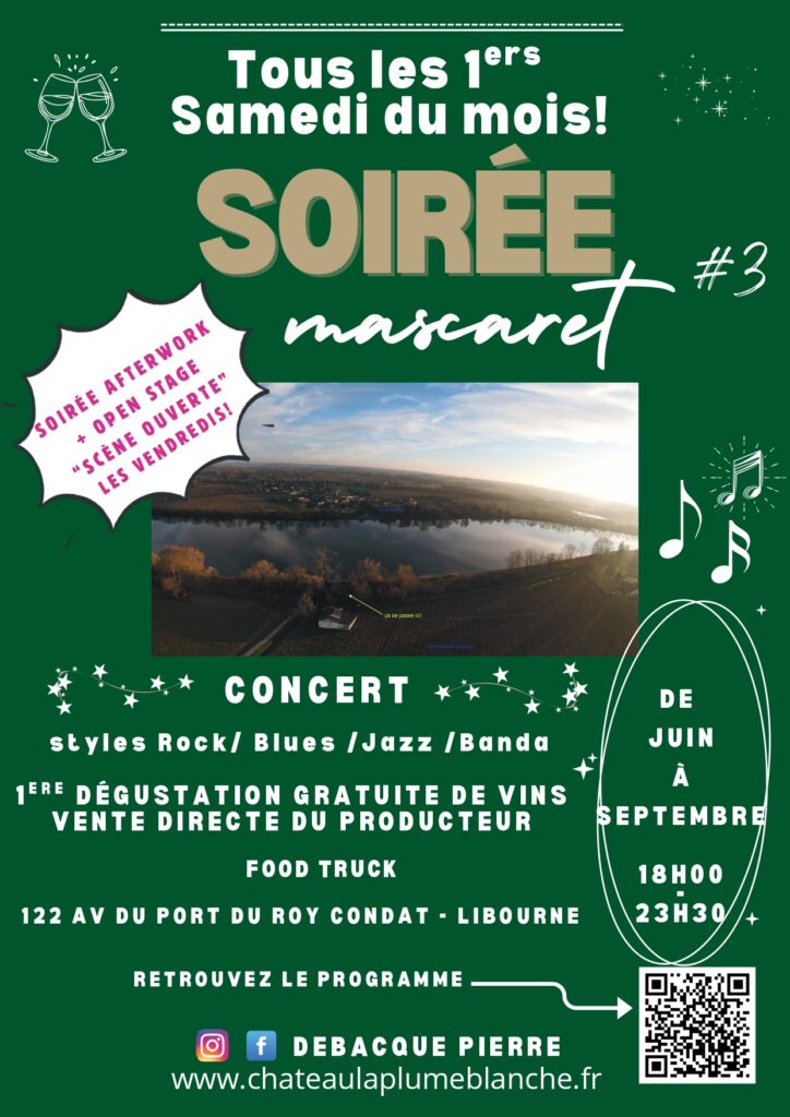 Soirée Mascaret  Libourne