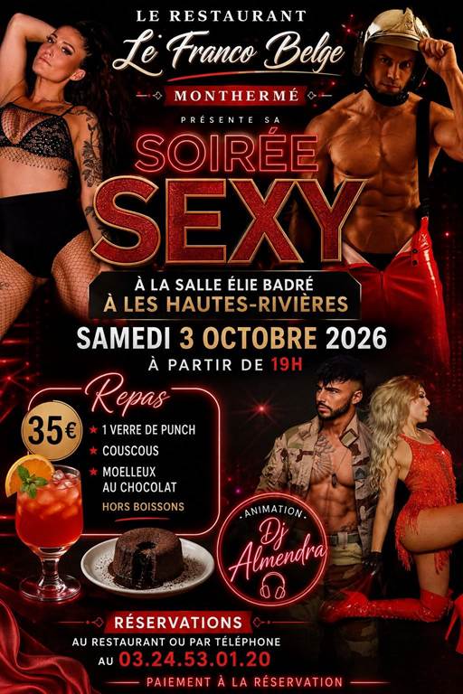 Soirée Sexy Les Hautes-Rivières