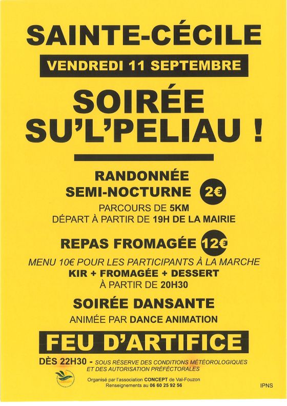 Soirée Su’l’peliau Val-Fouzon