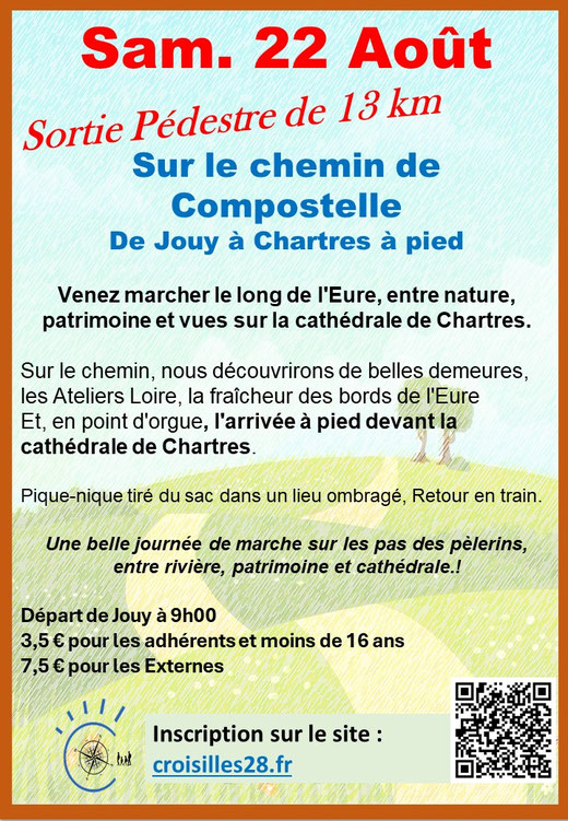 Sortie pédestre Sur le chemin de Compostelle Jouy