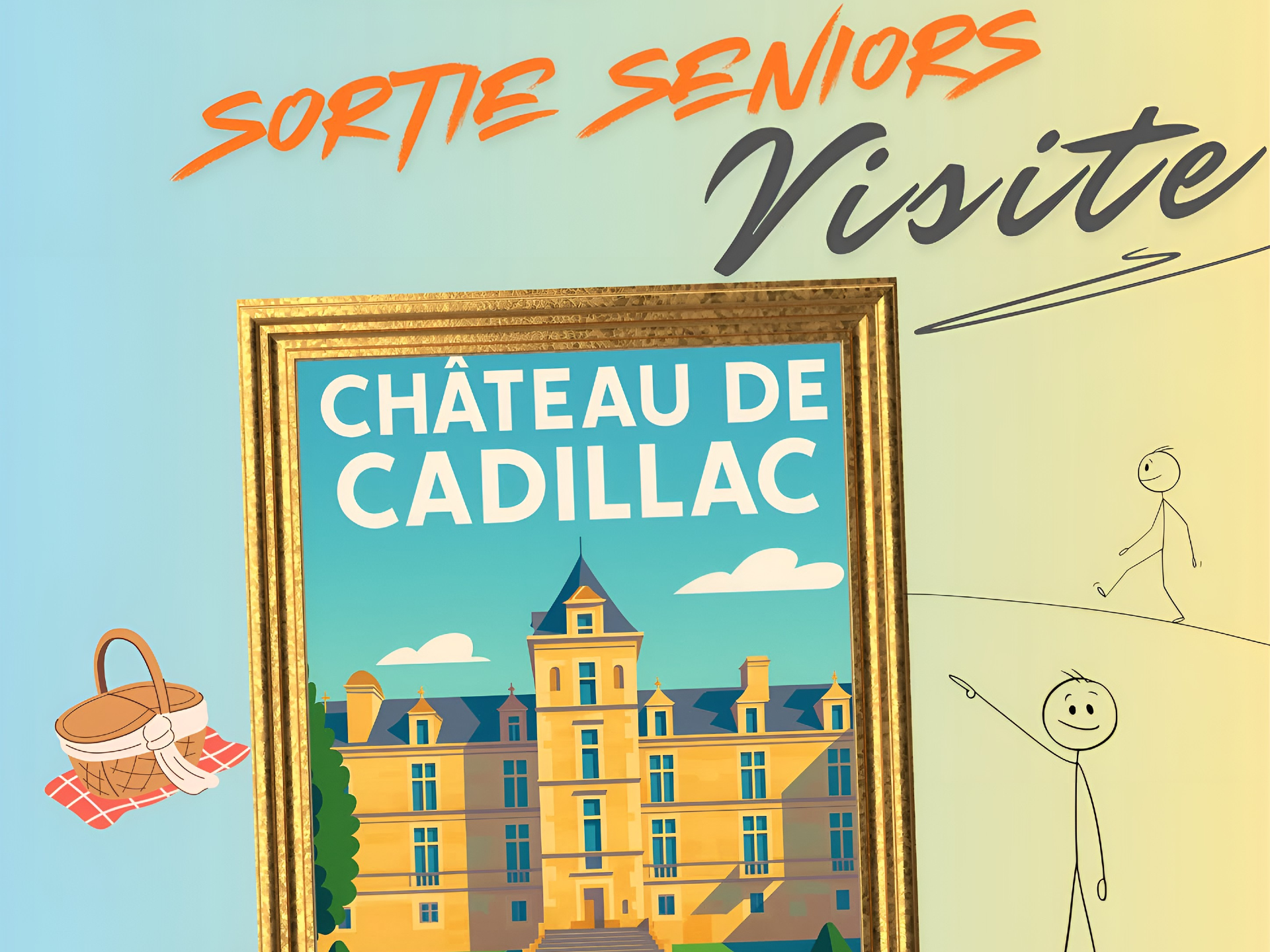 Sortie séniors visite du château de Cadillac 4 Avenue de Mercade Saint-Caprais-de-Bordeaux 2026-09-08