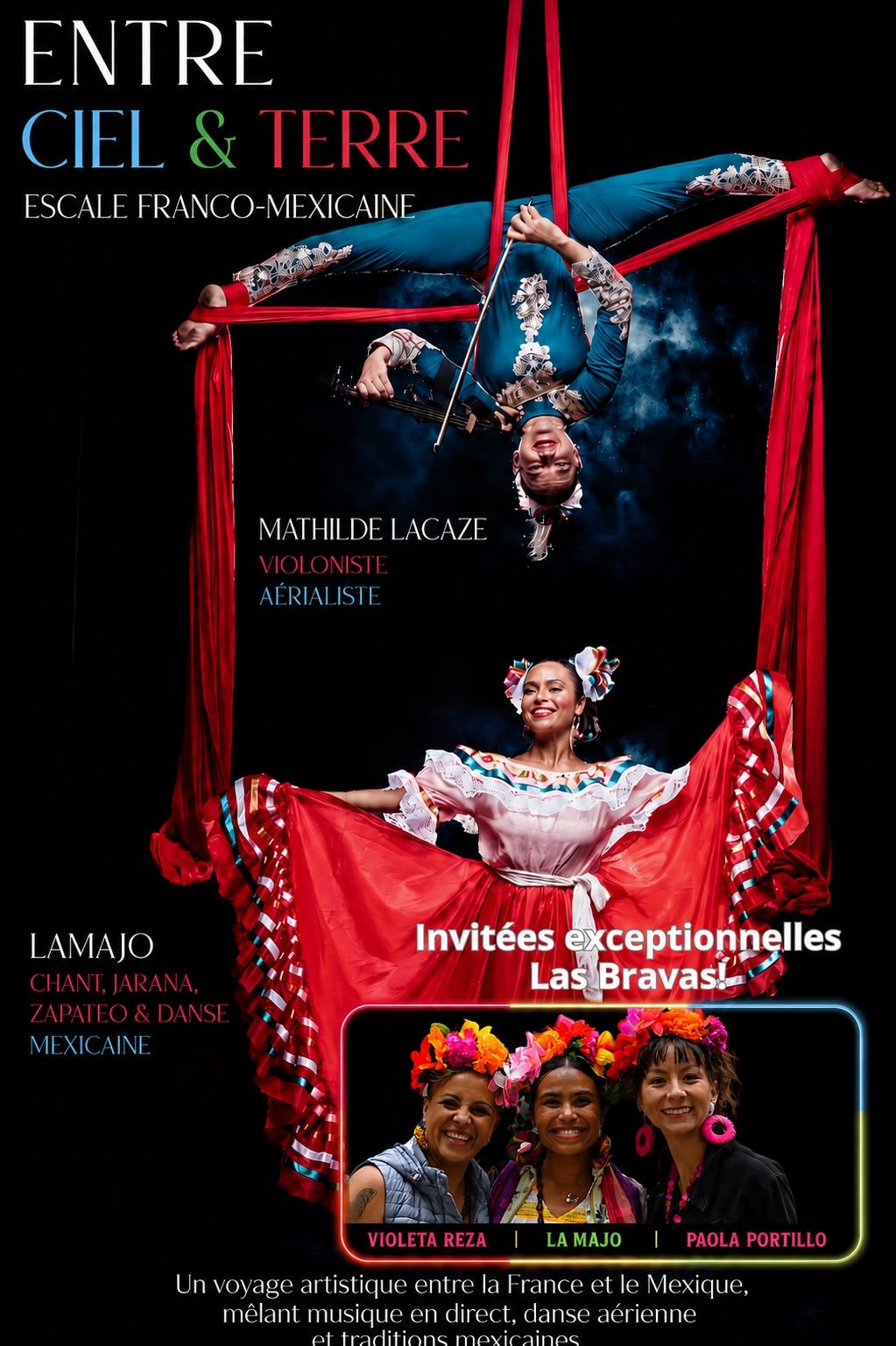 Spectacle à Figeac Entre ciel & terre Escale franco-mexicaine  Figeac