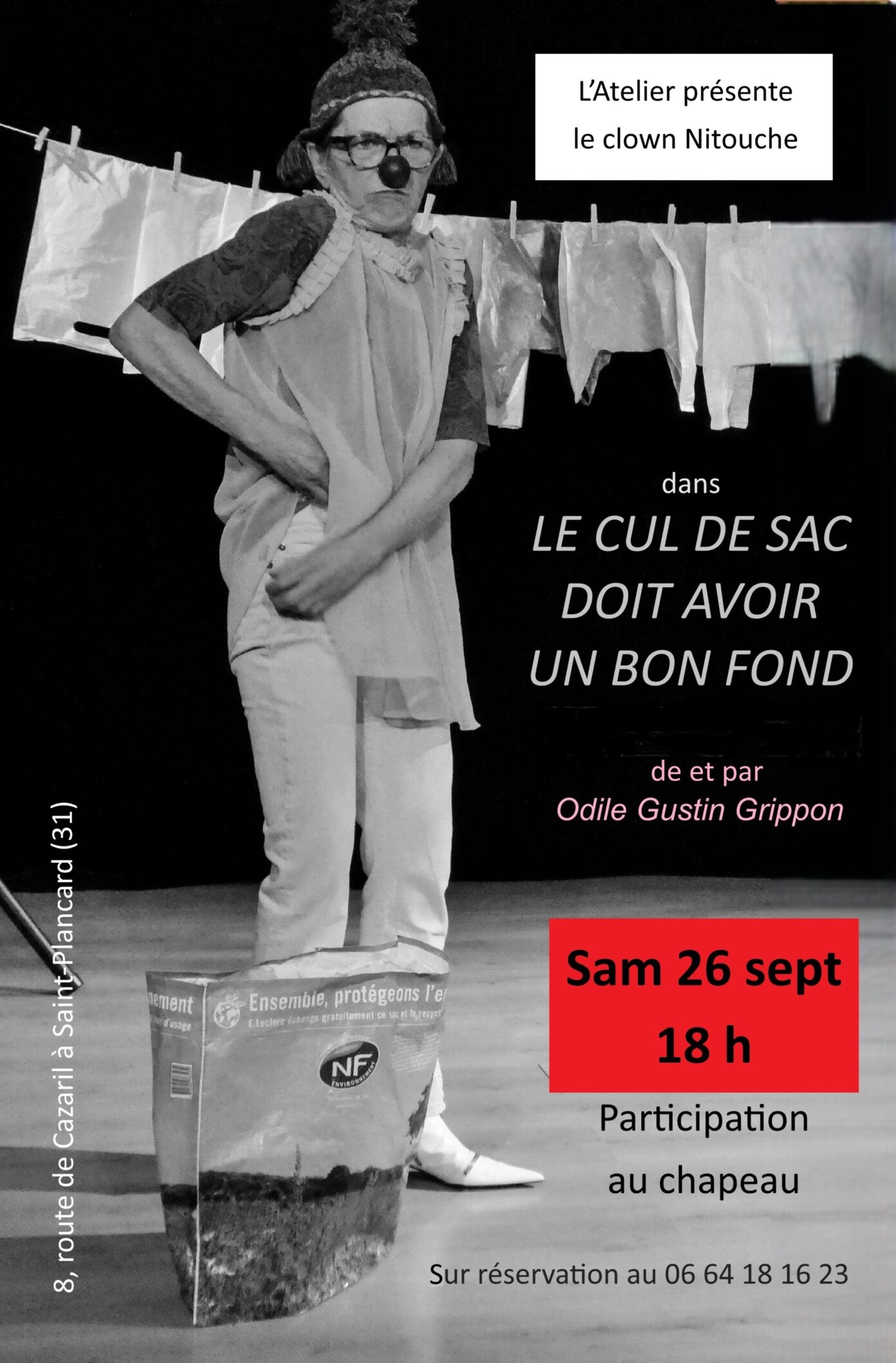 SPECTACLE CLOWN§ ATELIER ANNIE GABRIELLE MALLET Saint-Plancard