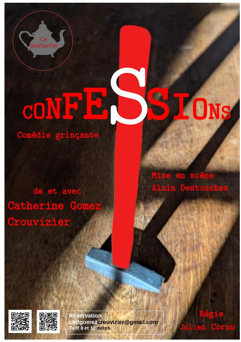 Spectacle Confessions par la Compagnie BoisTonThé Chouzé-sur-Loire