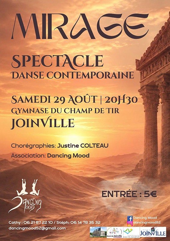 Spectacle de danse Mirage  Joinville