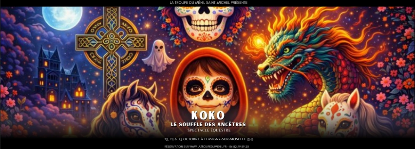 Spectacle équestre Koko Le souffle des ancêtres Benney
